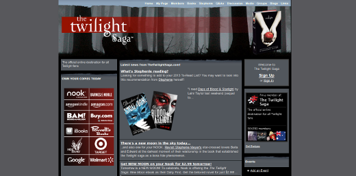 crepusculo red social