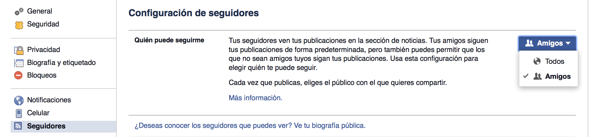 permitir Seguidores